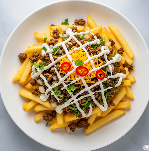 Mince Loaded Fries 