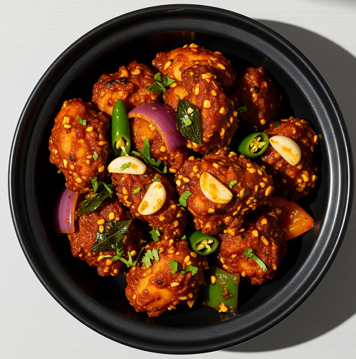 South Indian Garlic Chilli Chicken 