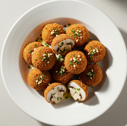 Garlic Breaded Mushrooms 